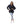 Load image into Gallery viewer, Animals Printed Slip On Navy Blue Polyester Hoodie