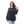 Load image into Gallery viewer, Animals Printed Slip On Navy Blue Polyester Hoodie