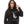 Load image into Gallery viewer, Crazy Goose' Printed Hooded Neck Black Pullover