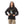 Load image into Gallery viewer, Crazy Goose' Printed Hooded Neck Black Pullover