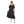 Load image into Gallery viewer, Floral Pattern Elastic Waist Dress - Black, Green & Pink