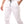 Load image into Gallery viewer, White Fly Zipper Buttoned Trousers With Drawstrings