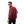 Load image into Gallery viewer, Dark Red Fly Zipper Patterned Jacket