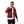 Load image into Gallery viewer, Dark Red Fly Zipper Patterned Jacket