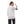 Load image into Gallery viewer, Printed Grey Rounded Neck Loose Fit Sweatshirt