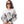 Load image into Gallery viewer, Printed Grey Rounded Neck Loose Fit Sweatshirt