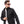 Load image into Gallery viewer, Black Buttoned Mandarin Collar Polyester Coat