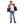 Load image into Gallery viewer, Zipper Closure Double Face Waterproof Boys Jacket - Navy Blue, Red & White