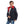 Load image into Gallery viewer, Zipper Closure Double Face Waterproof Boys Jacket - Navy Blue, Red & White