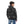 Load image into Gallery viewer, Self Pattern Long Sleeves Worm Boys Hoodie - Grey, White & Black