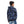 Load image into Gallery viewer, Self Pattern Long Sleeves Worm Boys Hoodie - Royal Blue, White & Black