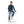 Load image into Gallery viewer, Self Pattern Long Sleeves Worm Boys Hoodie - Royal Blue, White & Black