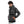 Load image into Gallery viewer, Self Pattern Long Sleeves Worm Hoodie - Grey, White & Black