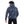 Load image into Gallery viewer, Self Pattern Long Sleeves Worm Hoodie - Royal Blue, White & Black
