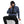 Load image into Gallery viewer, Self Pattern Long Sleeves Worm Hoodie - Royal Blue, White & Black