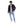 Load image into Gallery viewer, Long Sleeves Multi Pockets Fur Padderd Jacket - Navy Blue