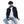 Load image into Gallery viewer, Long Sleeves Multi Pockets Fur Padderd Jacket - Navy Blue
