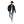 Load image into Gallery viewer, Long Sleeves Multi Pockets Fur Padderd Jacket - Black