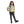 Load image into Gallery viewer, Grey Cropped Printed Jacket