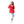Load image into Gallery viewer, Red Fly Zip Polyester Jacket