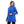 Load image into Gallery viewer, Zipper Closure Padded Balmacaan Jacket - Royal Blue