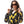 Load image into Gallery viewer, Black Fly Zipper "Duck" Printed Jacket