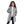 Load image into Gallery viewer, Hoodie Neck Hidden Zipper Closure Girls Jacket - Grey