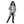 Load image into Gallery viewer, Hoodie Neck Hidden Zipper Closure Girls Jacket - Grey