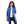 Load image into Gallery viewer, Hoodie Neck Hidden Zipper Closure Girls Jacket - Royal Blue