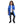 Load image into Gallery viewer, Hoodie Neck Hidden Zipper Closure Girls Jacket - Royal Blue
