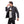 Load image into Gallery viewer, Grey Buttoned Mandarin Collar Coat