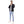 Load image into Gallery viewer, Navy Blue Buttoned Mandarin Collar Jacket