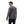 Load image into Gallery viewer, Polyester Grey Mandarin Collar Buttoned Jacket