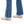 Load image into Gallery viewer, Side Buttons Closure Flare Leg Jeans Pants - Denim Blue