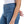 Load image into Gallery viewer, Side Buttons Closure Flare Leg Jeans Pants - Denim Blue