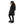 Load image into Gallery viewer, Zipper Closure Long Sleeves Girls Jacket - Black