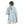 Load image into Gallery viewer, Self Pattern Kangaroo Pockets Hoodie - Turquoise & Grey