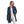 Load image into Gallery viewer, Turn Down Collar long sleeves Denim Shirt_ Dark Blue