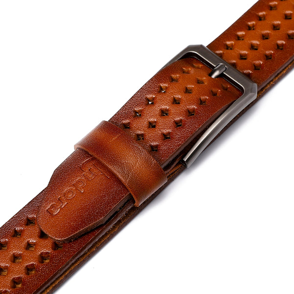Havan Perforated Leather Belt