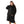 Load image into Gallery viewer, Oversized Fleeced Hooded Sleepshirt - Black