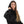 Load image into Gallery viewer, Oversized Fleeced Hooded Sleepshirt - Black