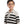 Load image into Gallery viewer, Stripped Black & Ivory Boys Pullover