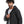 Load image into Gallery viewer, Long Sleeves Quilted Pattern Hoodie Neck Jacket - Black
