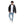 Load image into Gallery viewer, Long Sleeves Quilted Pattern Hoodie Neck Jacket - Black