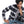Load image into Gallery viewer, Plaids Royal Blue, Black & White Button Down Shirt