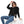 Load image into Gallery viewer, Black Ribbed Boat Neck Pullover