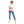 Load image into Gallery viewer, Hot Pink & White Ribbed Cuff Plain Pullover