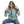 Load image into Gallery viewer, Chervon Self Pattern Emerald Green & White Zipper Sweater