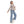 Load image into Gallery viewer, Chervon Self Pattern French Beige & White Zipper Sweater