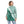 Load image into Gallery viewer, White & Emerald Green Multi-Self Pattern Pullover